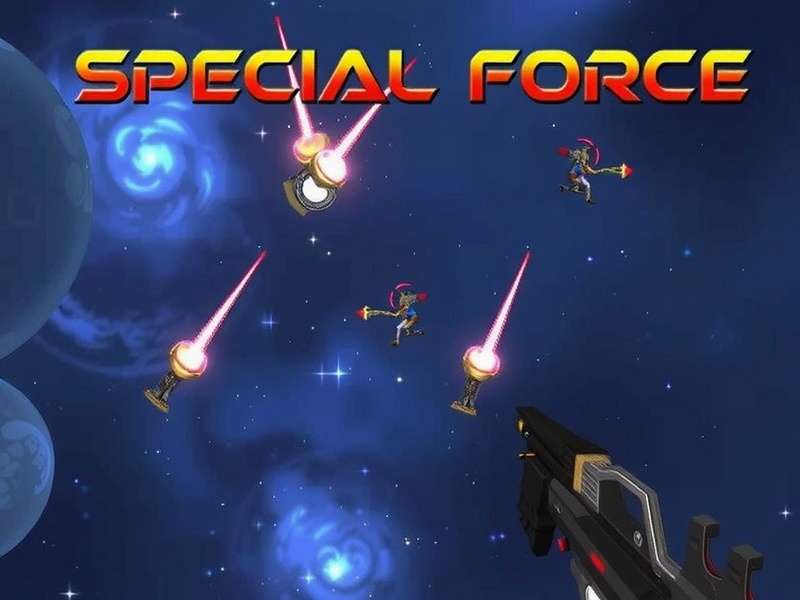 Gamer playing a first-person shooter on a high-end PC setup