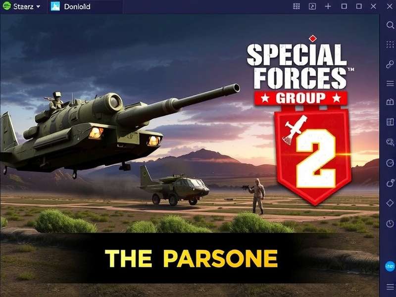 Special Forces Group 2 gameplay on mobile device showing intense combat action