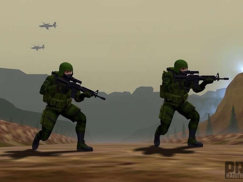 Special Forces Group 2 Modded by Harith Ph gameplay screenshot showing enhanced HUD and weapons