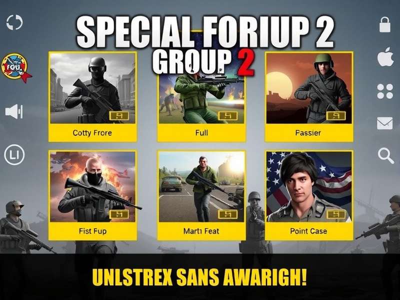 Special Forces Group 2 Mod Apk Unlocked All Skins Offline — India Edition banner showing all premium skins and offline mode