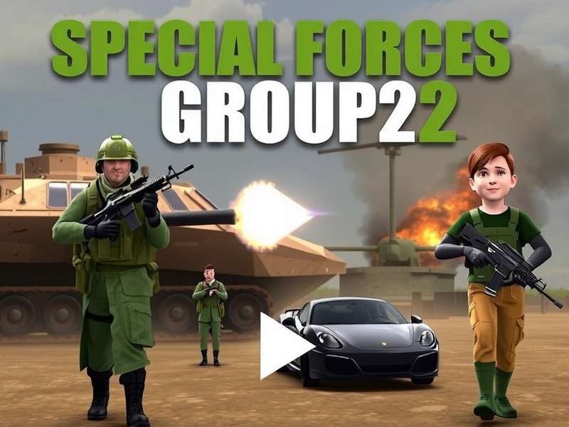 Special Forces Group 2 online multiplayer action screenshot showing intense combat gameplay