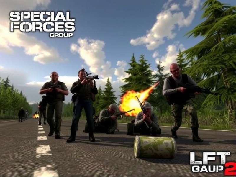Special Forces Group 2 PC gameplay screenshot showing tactical combat