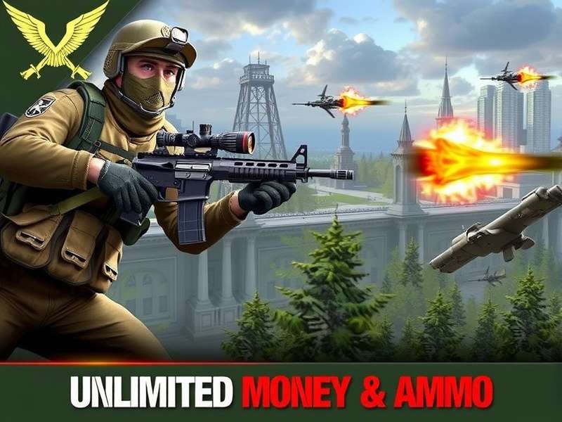 Special Forces Group 2 Unlimited Money And Ammo gameplay action scene with weapons and HUD