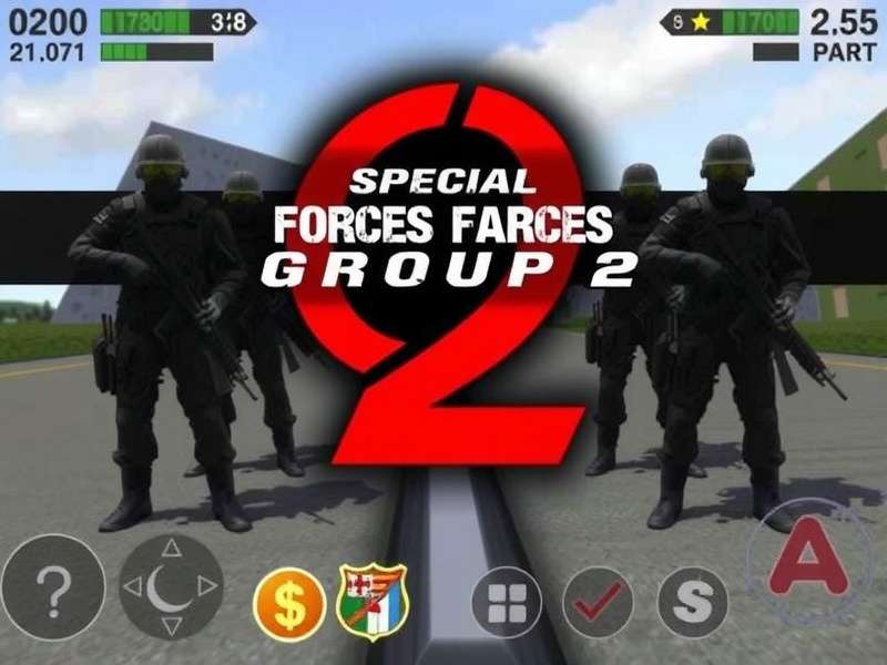 Special Forces Group 2 Unlimited Money And Health – gameplay screenshot showing infinite ammo and health bar