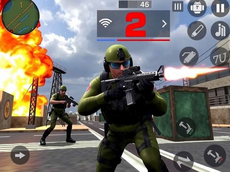 Special Forces Group 2 Mod Apk Unlimited Ammo - Hero Banner showing gameplay with infinite ammo